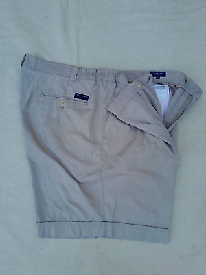 Burberry London Chino Shorts Men's EU 56 Beige Pleated Turn Burberry London Chino Shorts Men's EU 56 Beige Pleated Turn