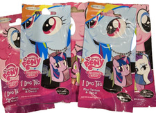 5 My Little Pony Dog Tag Sealed Packs Friendship Magic Metallic Series Decal