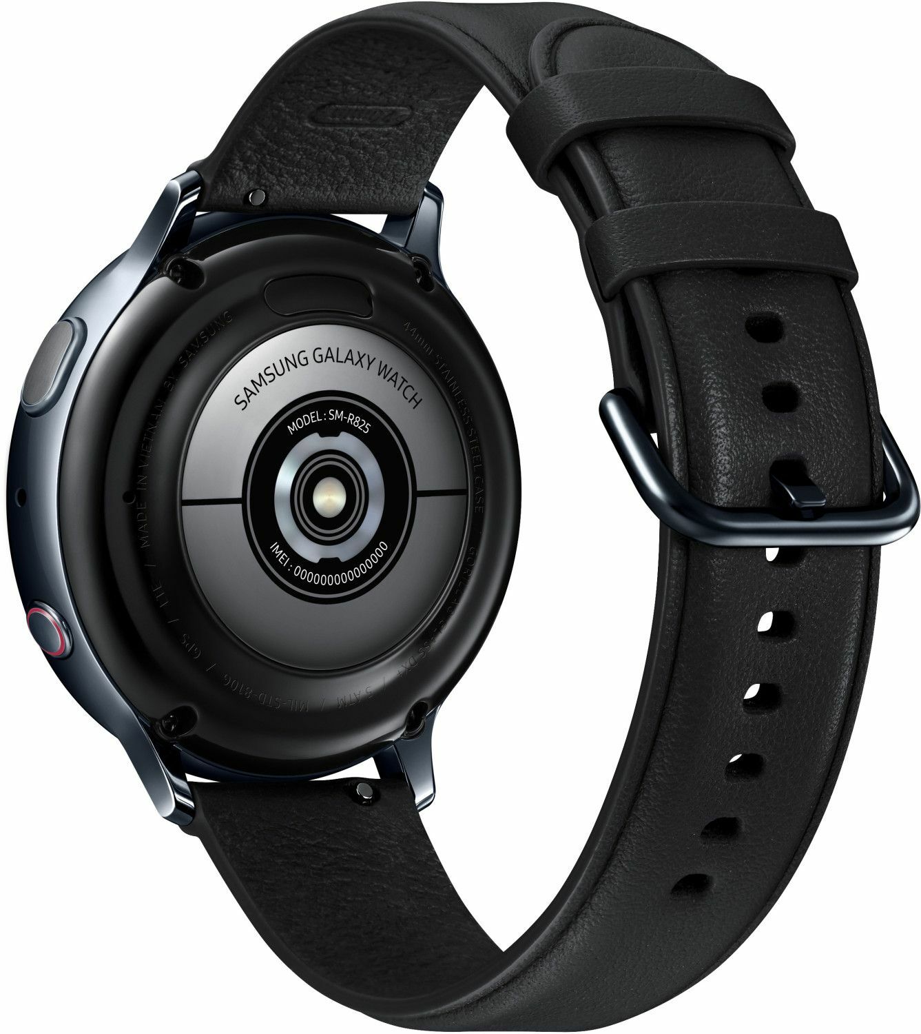 Samsung Galaxy Watch Active 2 SM-R825 Smartwatch 44mm Edelstahlgehäuse mit  Schwarz Lederarmband (LTE) online kaufen | eBay