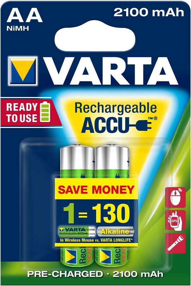 Thumbnail - Varta Mignon-akku Aa 2100 Mah 2er Blister
