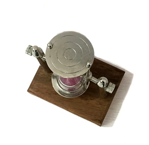 Mesa de oficina de colección regalo reloj de arena base de madera temporizador de arena para Navidad - Imagen 4 de 5