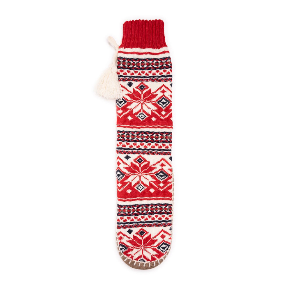 Женские тапочки-носочки MUK LUKS с кисточкой