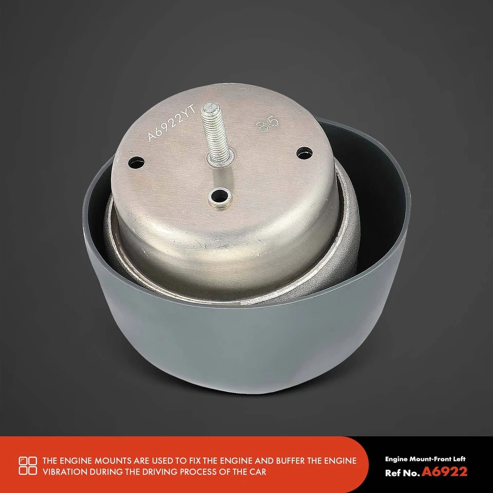 Крепления двигателя и коробки передач для VW Passat 1998-2005 Audi A4 Quattro L4 1,8 л 4 шт. - Изображение 4 из 4