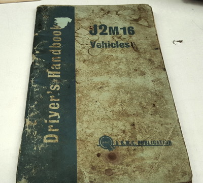 1966  MORRIS  J2 M16 VANS  Drivers Handbook
