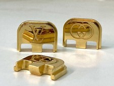 Glock Back Plate 24k Gold Plated Stainless Steel Slide Plate