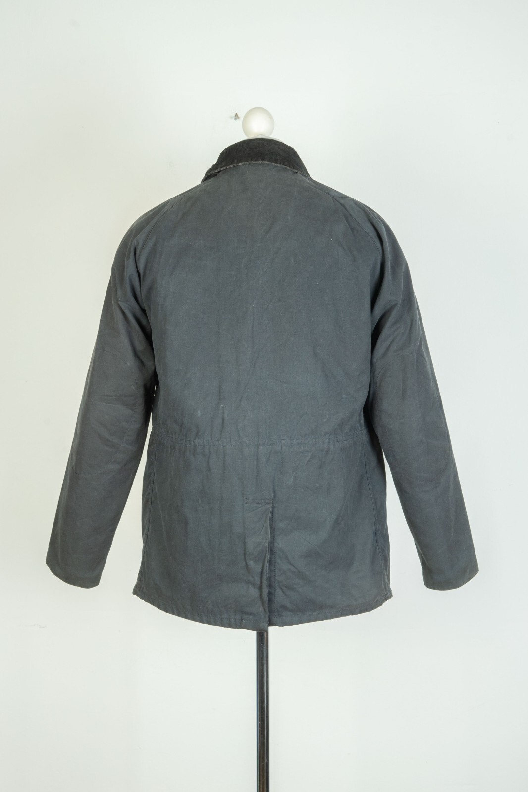  Giacca da campo uomo Barbour Fila in cotone cerato blu navy taglia L