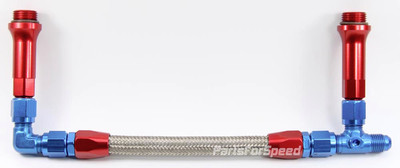 Braided Stainless Fuel Line -6 AN for Holley Ultra HP and Ultra XP Carbs