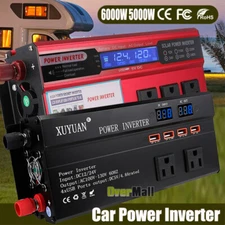 6000W 5000W 4000 Watt Sine Wave Inverter For Off Grid Solar Panel Kit 4 USB