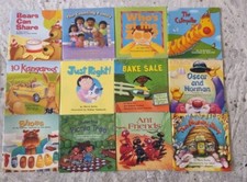 Lot Of 12 Harcourt MATH Readers Simple Math Concepts Classroom Homeschool