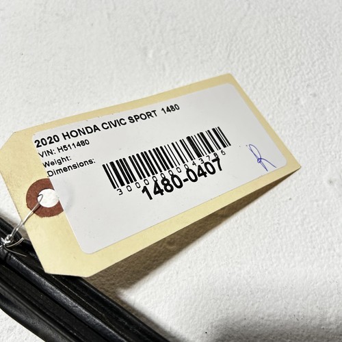 2016-2021 Honda Civic Rear Trunk Lid Body Wheatherstrip Seal OEM - Picture 9 of 10