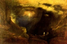 The Valley of the Shadow of Death Painting by George Inness Art Repro FREE S/H
