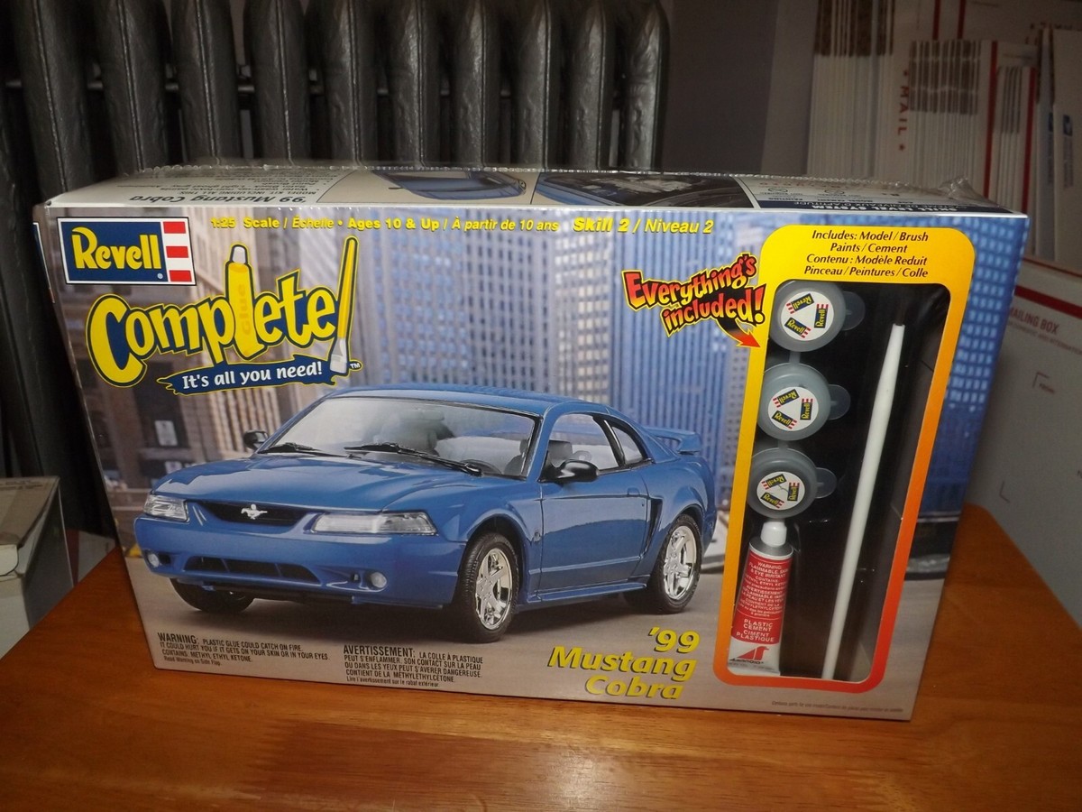 Revell MPC 1/25 MUSTANG マスタング　5点セット RARE REVELL COMPLETE KIT '99 MUSTANG COBRA 1:25 SCALE MODEL NEW IN