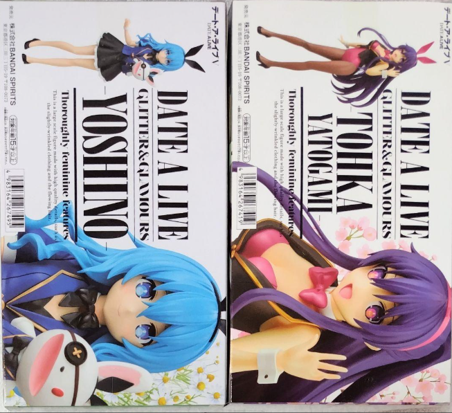DATE A LIVE GLITTER & GLAMOURS Figure Toka Yatogami & Yoshino set