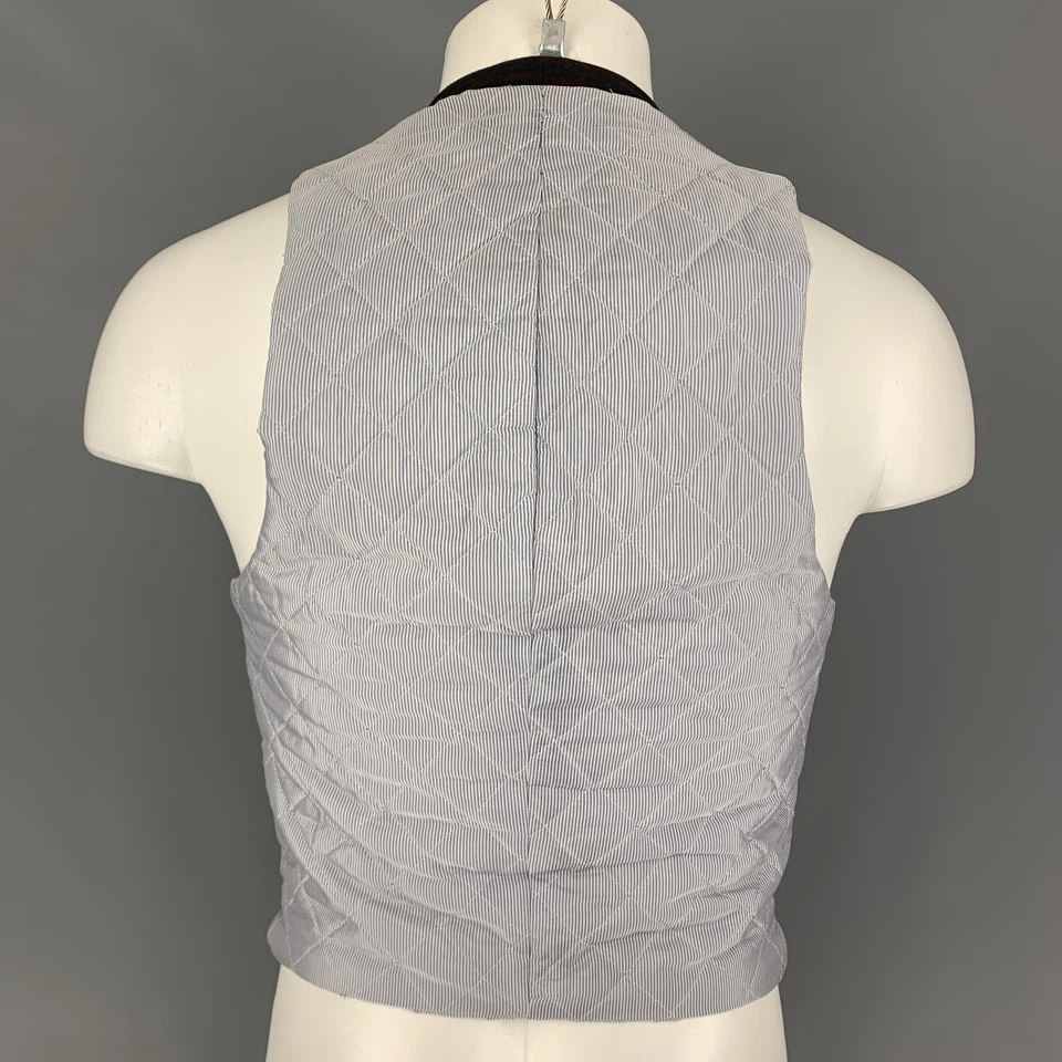 Chaleco BAND OF OUTSIDERS Talla 36 Verde Borgoña Rayas Lana Algodón Foto 3 de 4