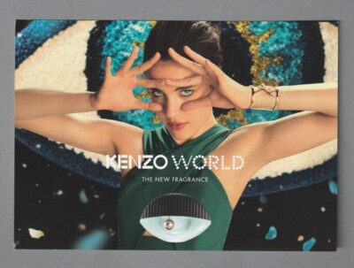 Werbekarte Postkartenformat - Kenzo World von Kenzo beidseitig