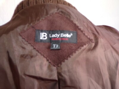 Manteau Lady Belle Femme - Taille 3 - Marron - PVC Polyester - Occasion Très Bon état