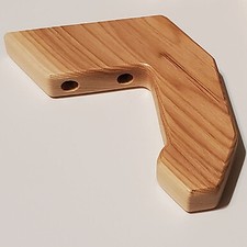 Archery Bow Rack Hooks  Solid Hickory Wood Wall Mount Hooks for Bow and Arro...