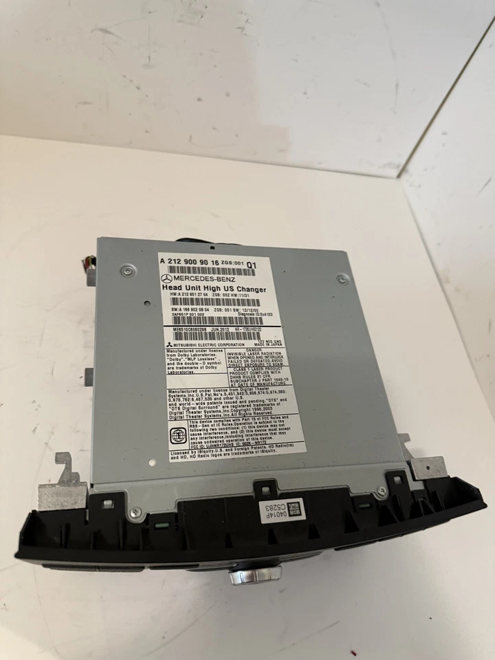 Mercedes-Benz E550 2013 radio reproductor de CD unidad principal de navegación fabricante de equipos originales A2129009016 Foto 4 de 4