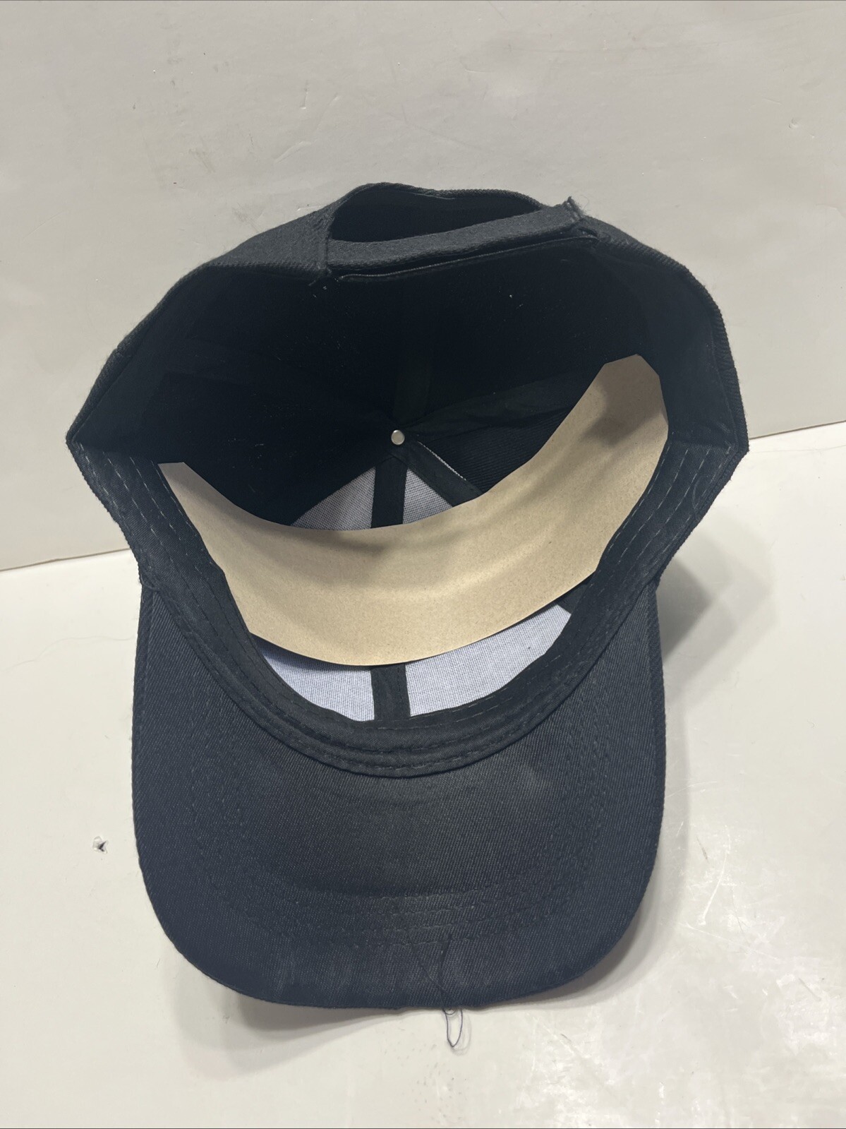 Solid Black Unisex Adjustable Baseball Cap - image 5