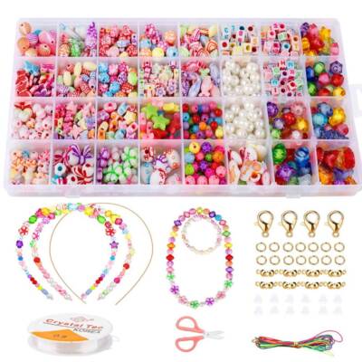 MalPlay Perlen für Schmuckherstelung ''No. 121'' Bastelset Schmuckset zu