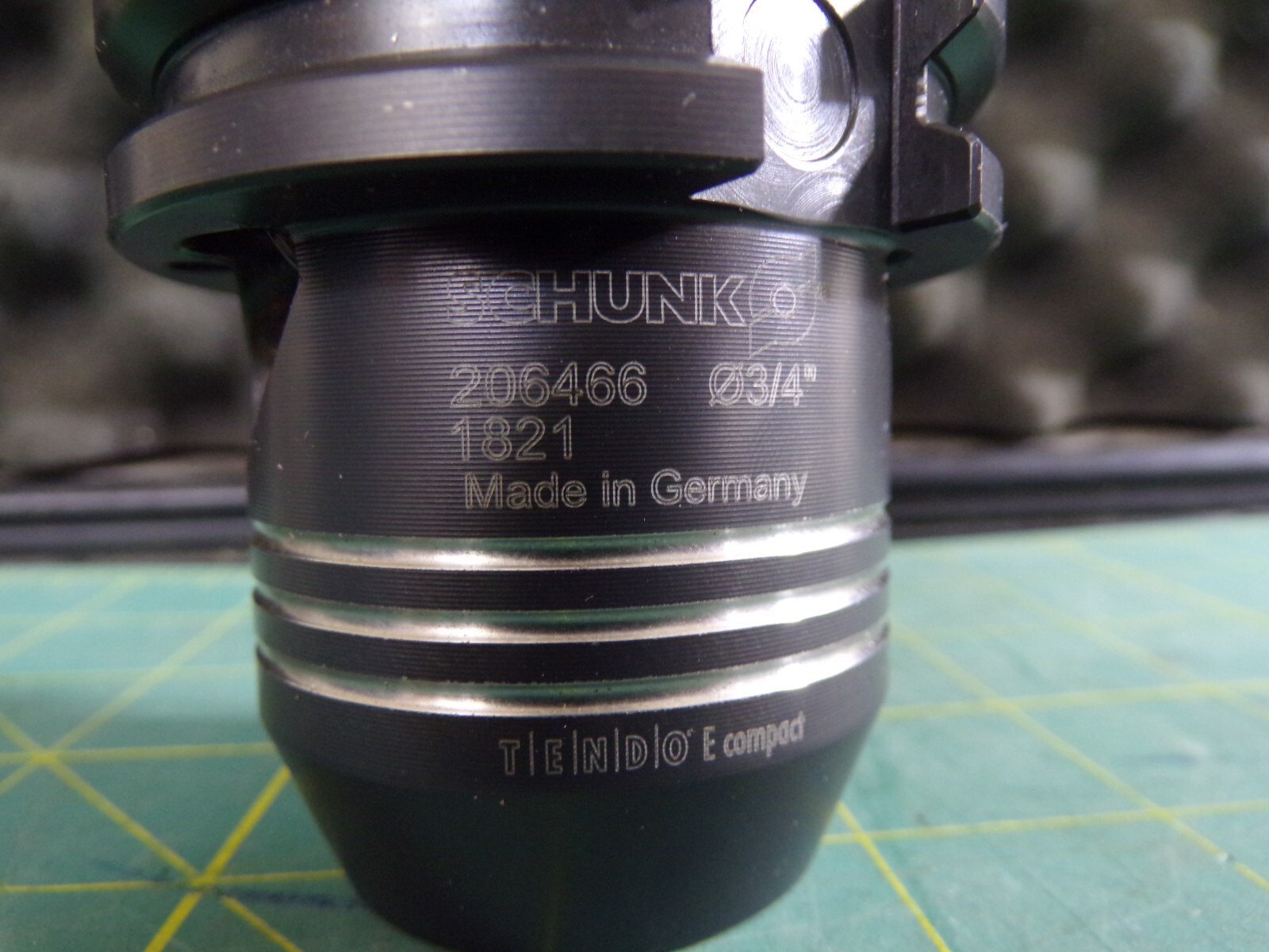 Schunk TENDOEC 206466 Hydraulic Tool Holder CAT40 Taper Shank, 3/4