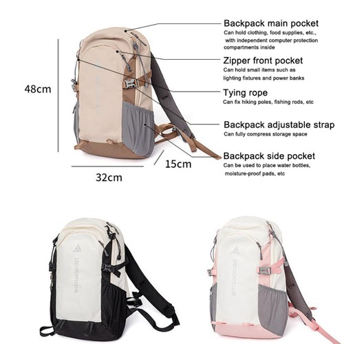 Multifunctional Hiking Backpack Large Capacity Camping Bagpack For Women Man - Picture 2 of 18