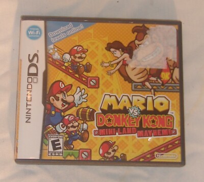 FUN VIDEO GAME FOR NINTENDO DS MARIO  VS DONKEY KONG MINI-LAND MAYHEM COMPLETE
