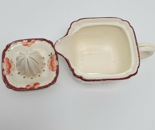 Vintage 2 Stück Floral Handbemalt Made in Japan Zitruspresse Orange Blumen - Bild 9 von 12