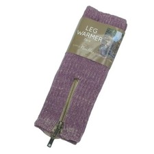 Simply Noelle Purple Zip-It Leg Warmer One Size Fits Most - NWT