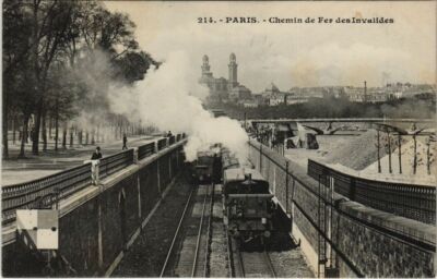 CPA PARIS 7. - Chemin de fer des Invalides (65420)