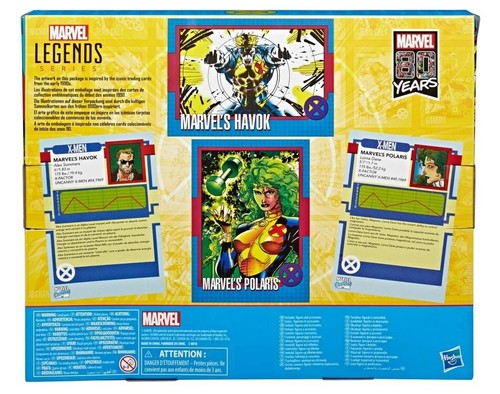 Marvel Legends 80th Anniversary X-Factor Havok & Polaris 2 Pack RARE - Picture 3 of 3