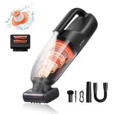 Wireless Car Vacuum Cleaner for Hair Motorized Roller Brush Cordless Portable