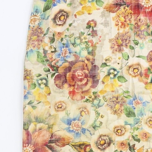 Zara Womens Cotton Blend Skirt Size S - Picture 9 of 12