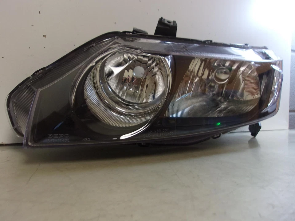 Fits 2009 2010 2011 Honda Civic Sedan Driver LH Halogen Headlight - CAPA - Image 3 of 4