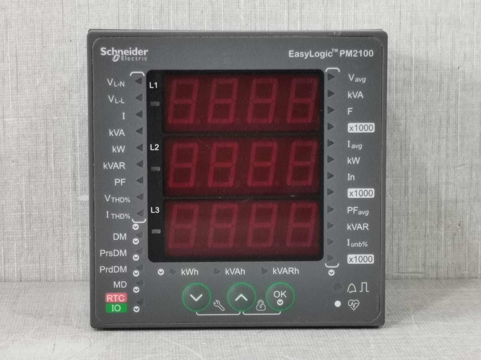 SCHNEIDER ELECTRIC EASYLOGIC PM2100 HWA3 V01.40 POWER METER