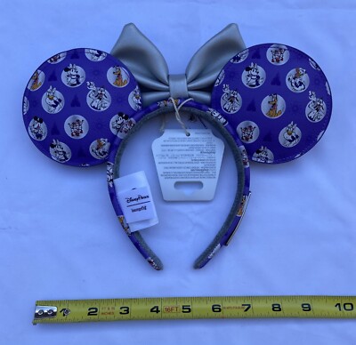 Disney 2023 Loungefly 100 Years purple Minnie Ears Headband  display picture 2