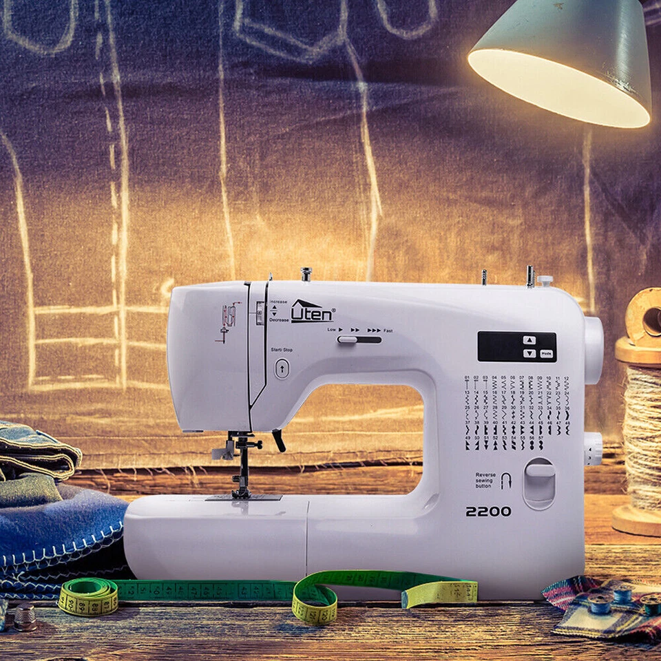 Sewing Machine Electric Crafting Mending Machine 60 Built-In Stitches Portable - Image 3 of 4