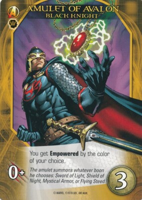 BLACK KNIGHT Upper Deck Marvel Legendary ANT-MAN AMULET OF AVALON