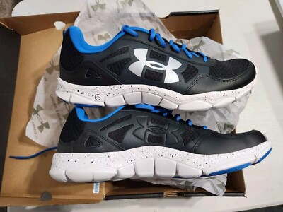 Under Armour UA Micro G Engage BL H Running Shoes Black / Blue  US 11.5 