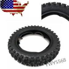 80 / 100-12 Rear Tire & Tube Pit Bike Motocross 3.00-12 Off-Road SDG SSR Pitster