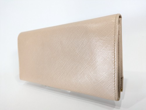 Salvatore Ferragamo wallet purse pink beige leather Gancini - Picture 6 of 24