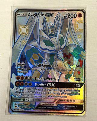Pokémon TCG Zygarde GX SV65/SV94 Hidden Fates Shiny Vault Full Art Holo