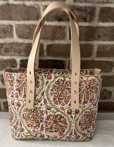 SPARTINA 449 Pepper Hall Tote Bag Natural Linen Adjustable Shoulder Straps - Picture 2 of 8