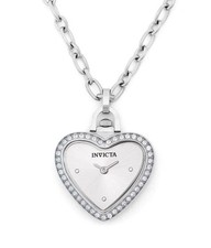 Invicta Mini Angel Women's Necklace Watch - 27.5mm, Silver 49937 New