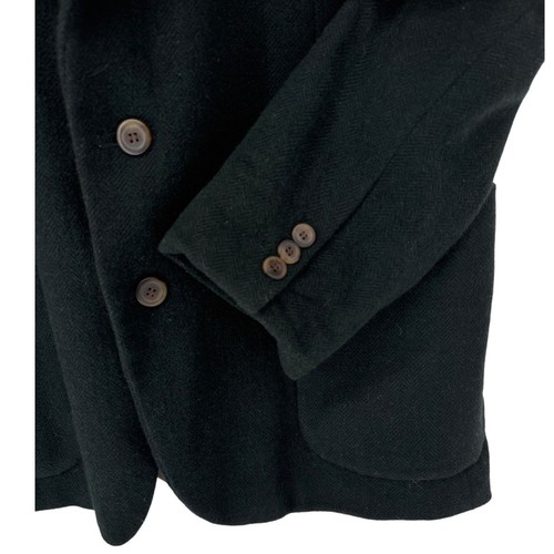 Blazer homme J. Riggins corne de chasse noir laine à chevrons cachemire 44R - Photo 2/8