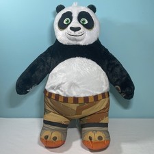 Kung Fu Panda 4 Po Plush Stuffed Animal Large 18” DreamWorks Soft Toy Green Eyes