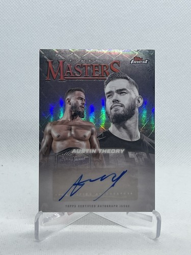 2025 Topps Finest WWE Austin Theory Masters Autograph