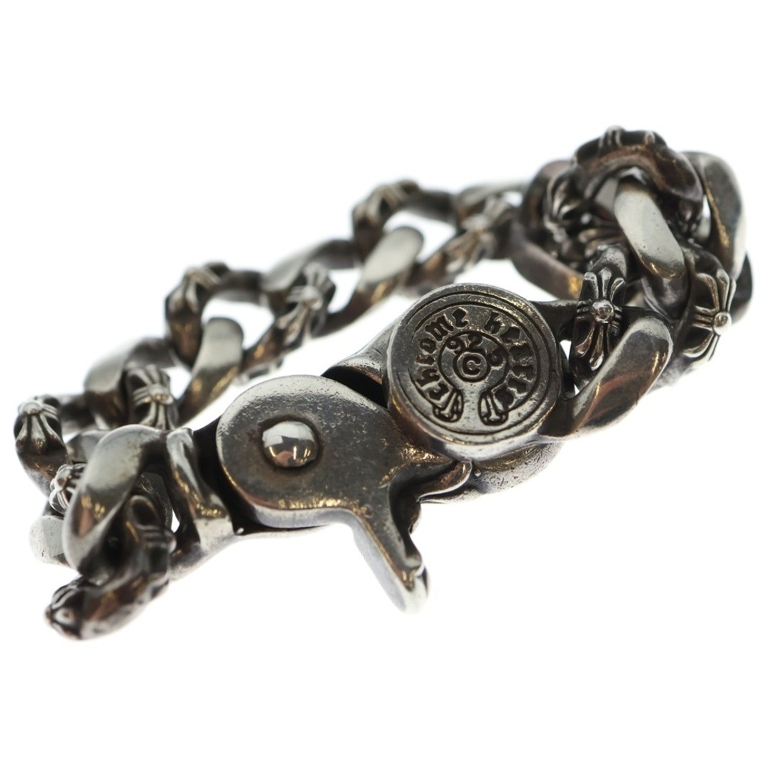 CHROME HEARTS FNCY CHN LNK FANCY LINK CLIP Bracelet 15 Links Silver BCA145 Used thumbnail 5