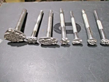 Baron Leather Stamp Punch, Lot of 7, Horse, Star, Butterfly, Others