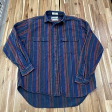 Vintage Levis Shirt Mens M Flannel Long Sleeve Button Up Outdoor Workwear 90s